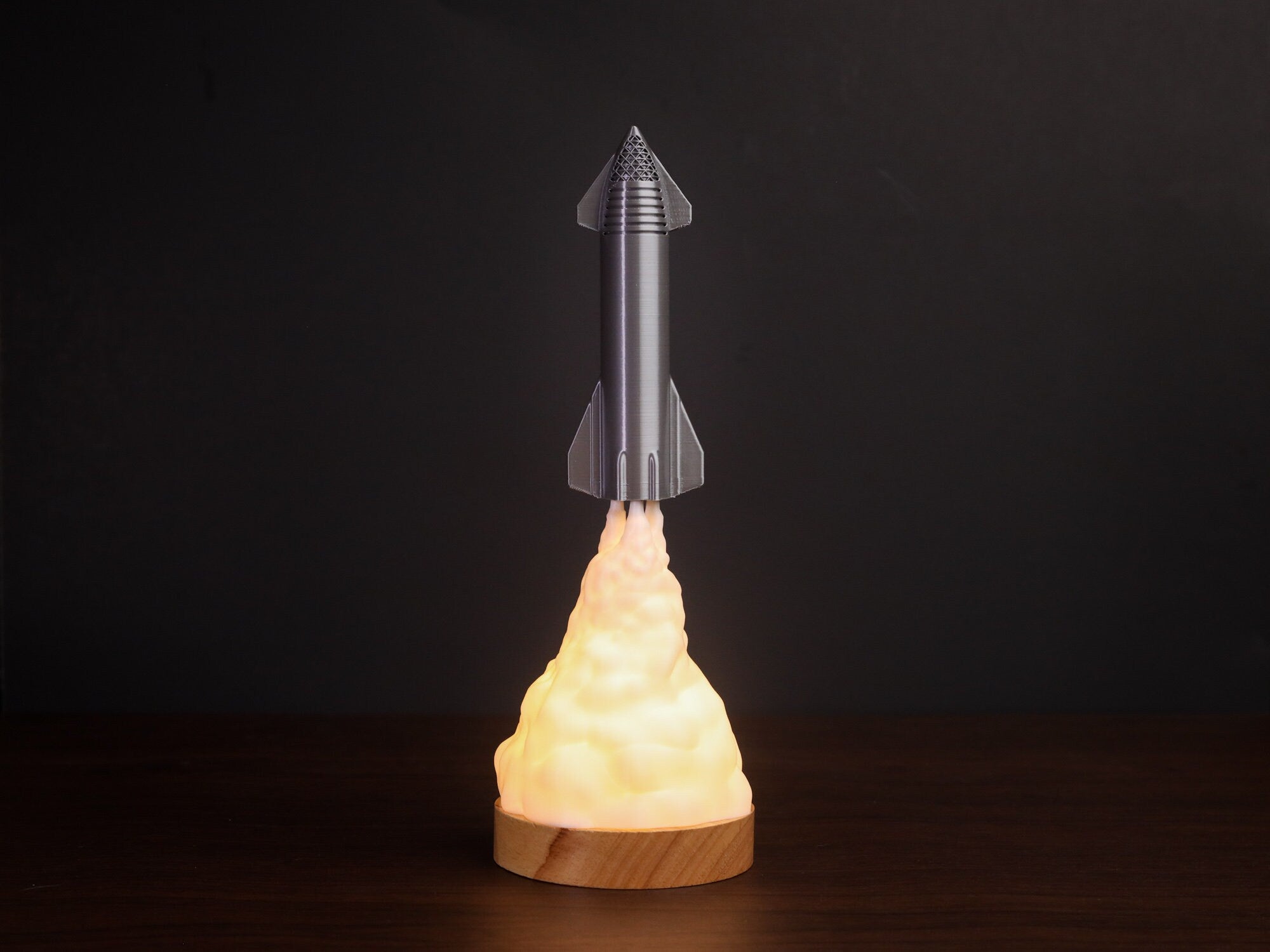 Starship Futuristic Launch Lamp